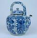 Wonderfull Chinese Blue & White Kraak Porcelain Teapot Wanli Jingdezhen C 1600