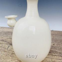 10.2 Vieil Antique Chinois Porcelaine Chant Dynastie Xiln Blanc Glaçure Vase