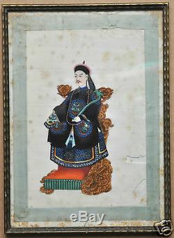 10 Antiquités Chinoises Chine Aquarelle De La Dynastie Qing, Peindre Du Riz Sunqua 1850