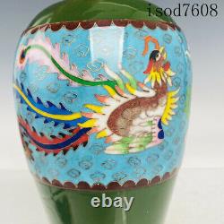 11.2antique Chinese Song Dynastie Ding Porcelaine Modèle Phoenix Bouteille De Prune