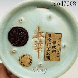 11.4antique Chinese Song Dynastie Porcelaine Ru Porcelaine Zikou Plum Bouteille