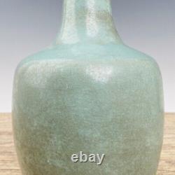 11 Chinese Old Porcelain Song Dynastie Ru Kiln Musée Marque Cyan Crique De Glace Vase