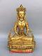12,5 Anciennes Antiquités Chinoises Du Tibet Bouddhisme Statuette Du Bouddha De La Longévité En Cuivre Pur