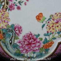 13 Qianlong Marqué Chinois Émail Couleur Porcelaine Fleur Dragon Bouteille Bb
