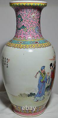 14 Antiquités Vase Peinte À La Main À La Main À La Main À La Main! Rare