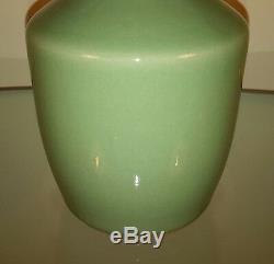19ème Siècle Antique Chinese'longquan ' Céladon Mallet Porcelaine Vase'kinuta