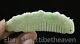 3.6 Chinois Naturel Émeraude Jadeite Jade Carving Dragon Beast Ruyi Comb