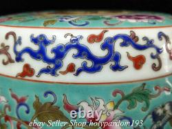 6.4 Tabouret De Fleur De Porcelaine De La Famille Chinoise Marquée Paire De Tabouret De Fleur De Dragon