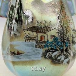 6.7 Porcelaine Chinoise Song Dynastie Ru Four Qingliangsi Marque Qicai Bovin Vase