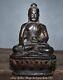 8.4 Ancienne Statue De Bouddha Shakyamuni Amitabha En Bronze Doré Chinois