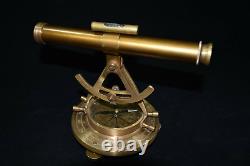 8.8'' Télescope En Laiton Chinois Ancien Télescope En Bronze