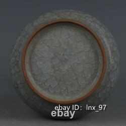 8 Antiquités Chinoises Song Dynasty Official Kiln Porcelaine Azure Glaçure Bouteille Bile
