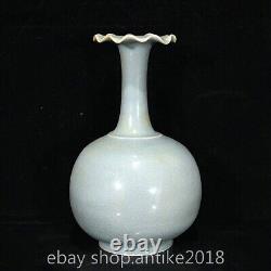 9.2 Rare Old Chinese Ru kiln Porcelain Dynasty Palace big belly Bottle Vase <br/>
   	<br/>	 Traduction en français: 9.2 Rare ancien vase en porcelaine de la dynastie du Palais de la Ru kiln chinois à gros ventre
