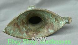 9.2 Recueillir L'ancienne Chinen Bronze Ware Dynasty Palace Oxhorn Brinking Cup