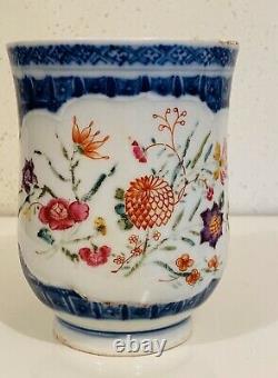 Antique Chinese Export Famille Rose Porcelaine Cup