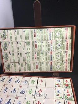 Antique Chinese Mahjong Set Milton Bradley 1923