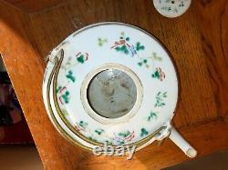 Antique Famille Chinoise Rose Teapot Qing Republic