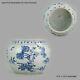 Antique Ming Chinois 17eme C Porcelaine Chine Pot De Fleurs D'eau