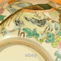 Antique Vintage Porcelaine Chinoise Énorme Punch Bowl 13