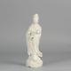 Antiquité Statue Dehua Blanc De Chine 19ème / 20c Guanyin Chine Porcelaine Chinoise