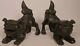 Antiquités Paire De Bronze Chinois Foo Dogs Imperial The Guardian Lions