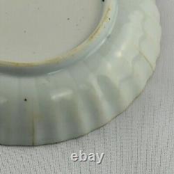 Assiette Porcelaine Chinoise Décor Bleu Et Blanc, Période Qianlong, 18ème Siècle