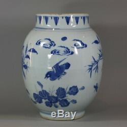 Bleu Chinois Et Pot De Transition Blanc, Vers 1650