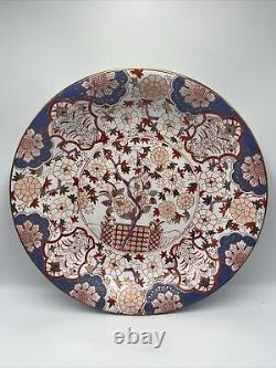 Bol lourd en porcelaine émaillée chinoise antique 1862-1874 Tongzhi (t'ung-chih) 14 pouces