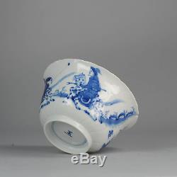 Ca 1700 Kangxi Période Porcelaine Chinoise Figurines Chevaux Yu Marqués
