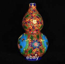 Chine Couleur Émail Handmade Exquisite Phoenix Vases 17738