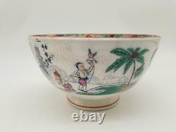Chinese Antique Porcelaine Bowl Avec Le Motif Des Garçons