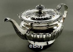 Chinese Export Argent Teapot C1840 Cutshing Forbes Livre