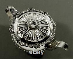 Chinese Export Argent Teapot C1840 Cutshing Forbes Livre