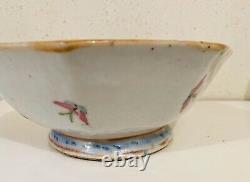 Chinese Qing Famille Rose Porcelaine Bowl 6 1/2 Pouce