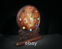 Chinese Rosewood Handmade Exquise Écran 17642