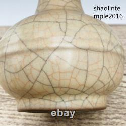 Chinois Antiquités Song Dynasty Backflow Officiel Porcelaine Spiral Modèle Bouteille