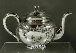 Chinois Export Silver Tea Set C1890 Zeewo