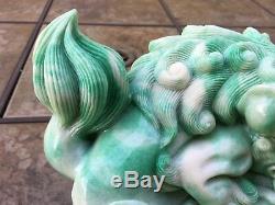 Chinois Feng Shui Chanceux Lion Foo Chiens Statue 65h X 9w X 65d