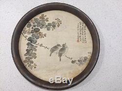 Chinoise Antique Peinture Signé Liu Yusheng 1887-1945