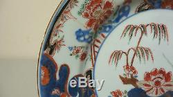 Début Du 18e C. Export Imari Porcelaine Plaque Cabinet Chinois, C. 1720