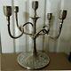 Export Argent Candelabra Chinois C1890 Hongxing 50 Onces