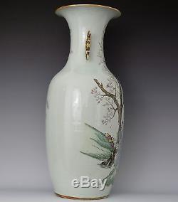 Grand Vase En Porcelaine Chinoise Du Xixe Siècle Six Beautés En Rêve De La Chambre Rouge