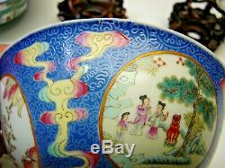 Importante Paire De Chinois Famille Bols Rose Daoguang Mark Et Période Mi-19thc