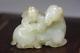 Jade Sculpté En Jade Antique Chinois, Cheval, 18ème