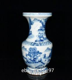 Les Antiquités Chinoises Kangxi Dans La Dynastie Qing Bleu Et Blanc