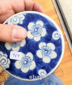 Paire De Pots De Gingembre Chinois Bleu Et Blanc De Porcelaine Qing Dynasty