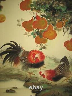 Peinture chinoise déroulée pleine de richesse et de bonne chance par Wang Xuetao
