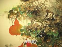 Peinture chinoise déroulée pleine de richesse et de bonne chance par Wang Xuetao