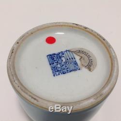 Porcelaine Orientale Chinoise Clair De Lune Brosse À Vaisselle Encreur Bol Dynastie Qing