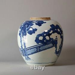 Pot De Gingembre Bleu Et Blanc Chinois, Kangxi (1662-1722)